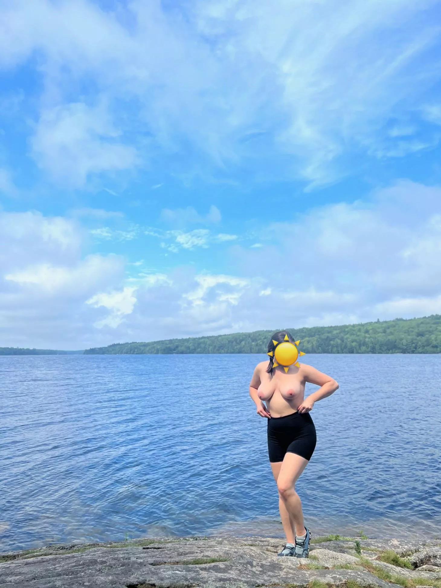 Reminiscing on my topless, summer hikes posted by hannah-field
