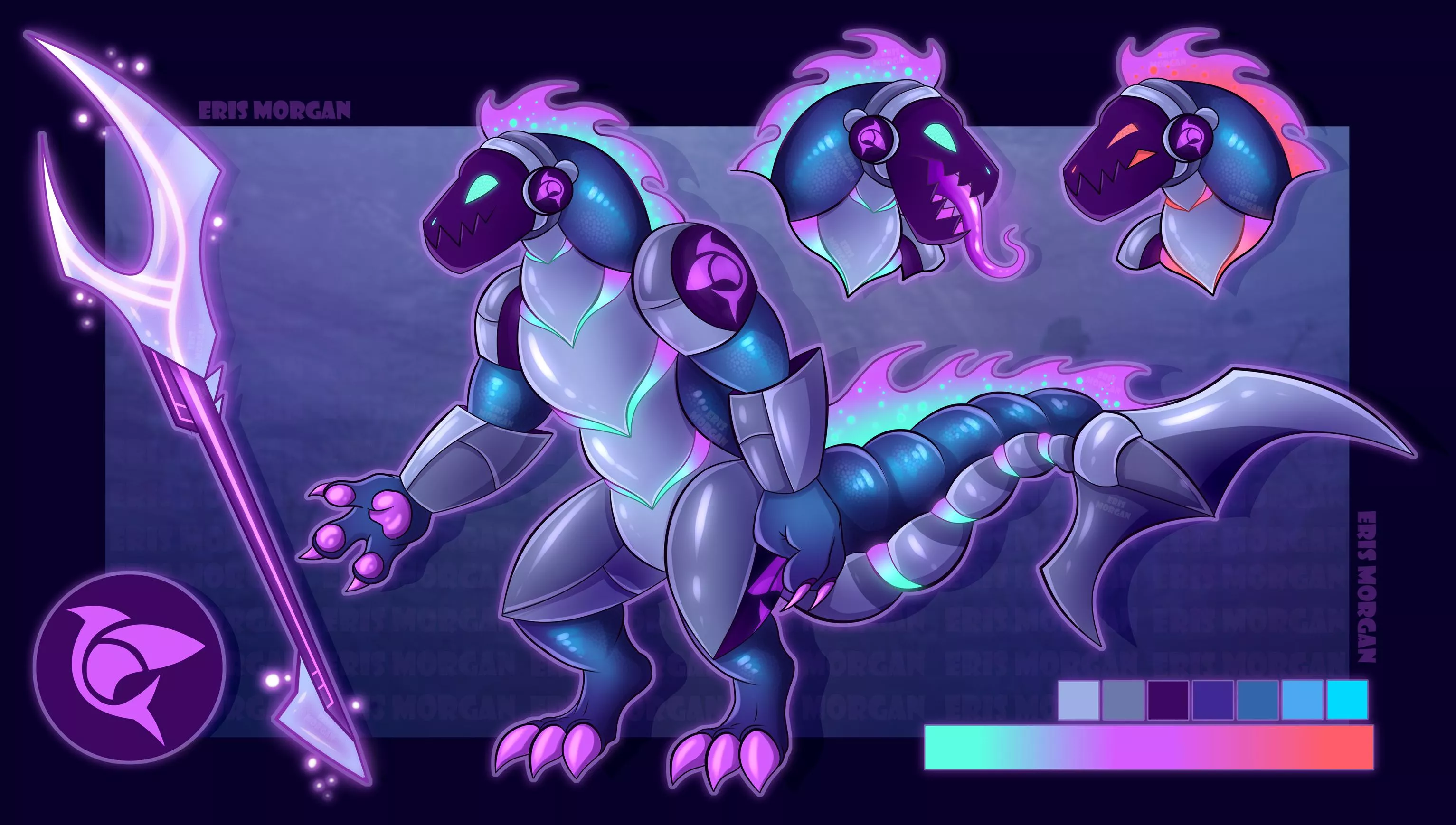 Shark Protogen Adopt Auction ( Art by me) - More info in comments posted by Eris_Morgan