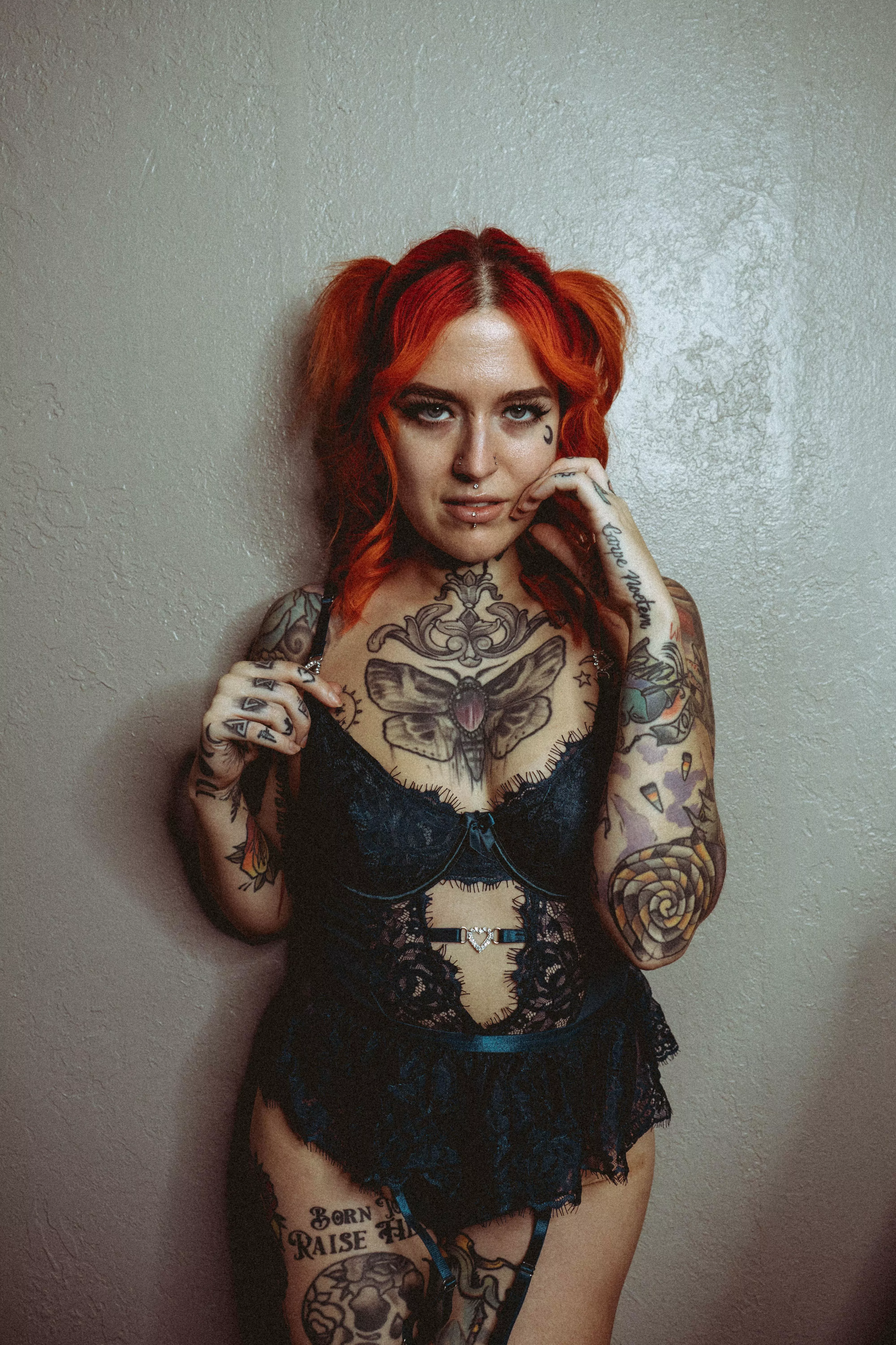 This lingerie set is crotchless posted by Late-Shame