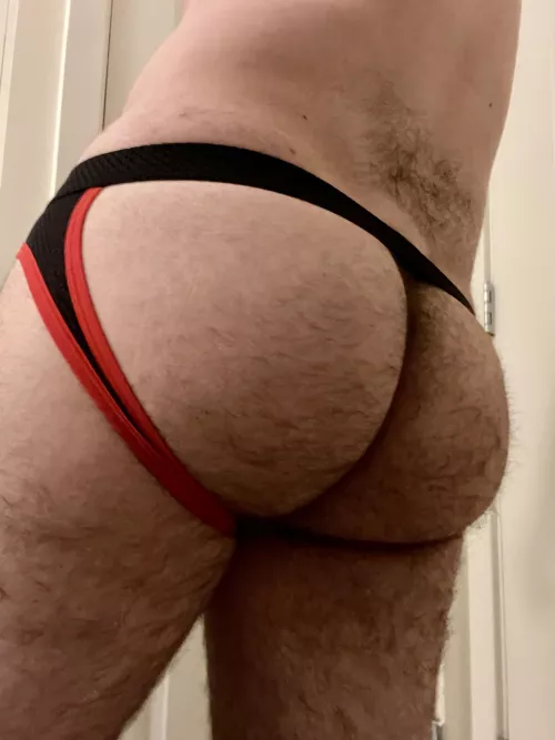 Trying out the new jock strap by ApprehensiveEbb9