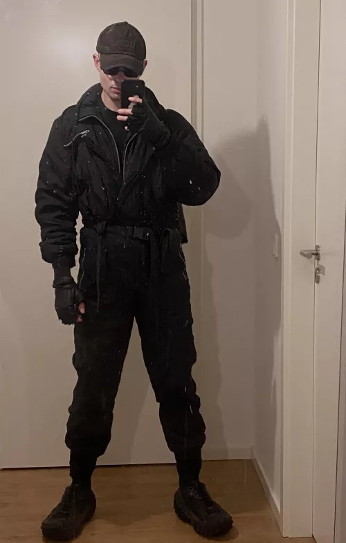 Went more “mild” than “wild” this time, but wanted to share my alt dude take on winter style ❄️ by breedmebaby1moretime