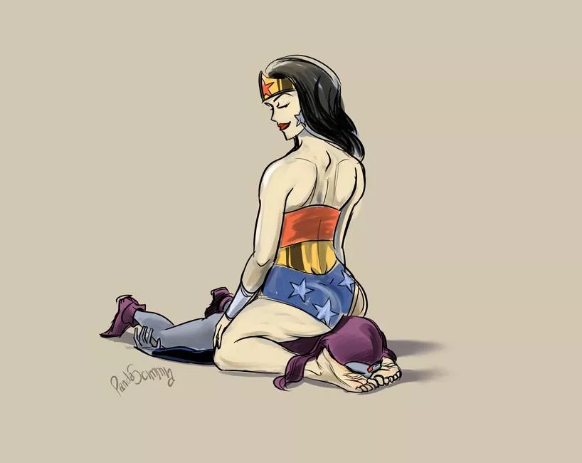 Wonder Supremacy (Panda Scimmia)[DC Comics] posted by ramonfacefull