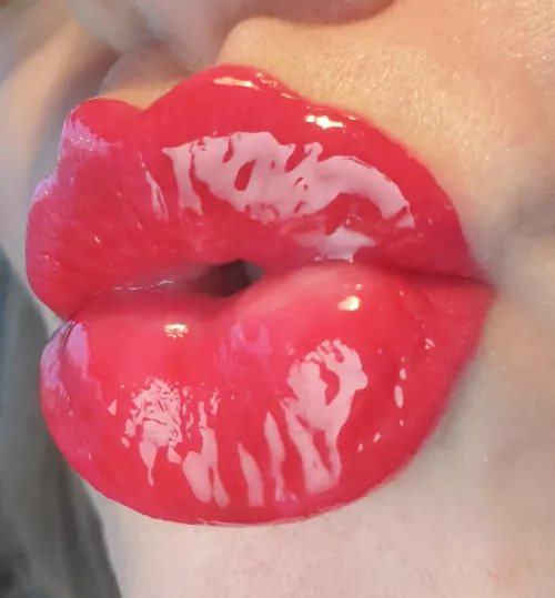 You'll see your reflection as you lean in for your kiss by luvtheselipz