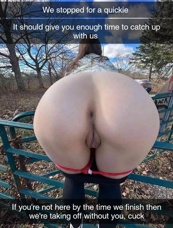 Your bull and your girlfriend kicked you out of the car and made you run after them. They stopped to give you some time to catch up posted by Captiondude1996