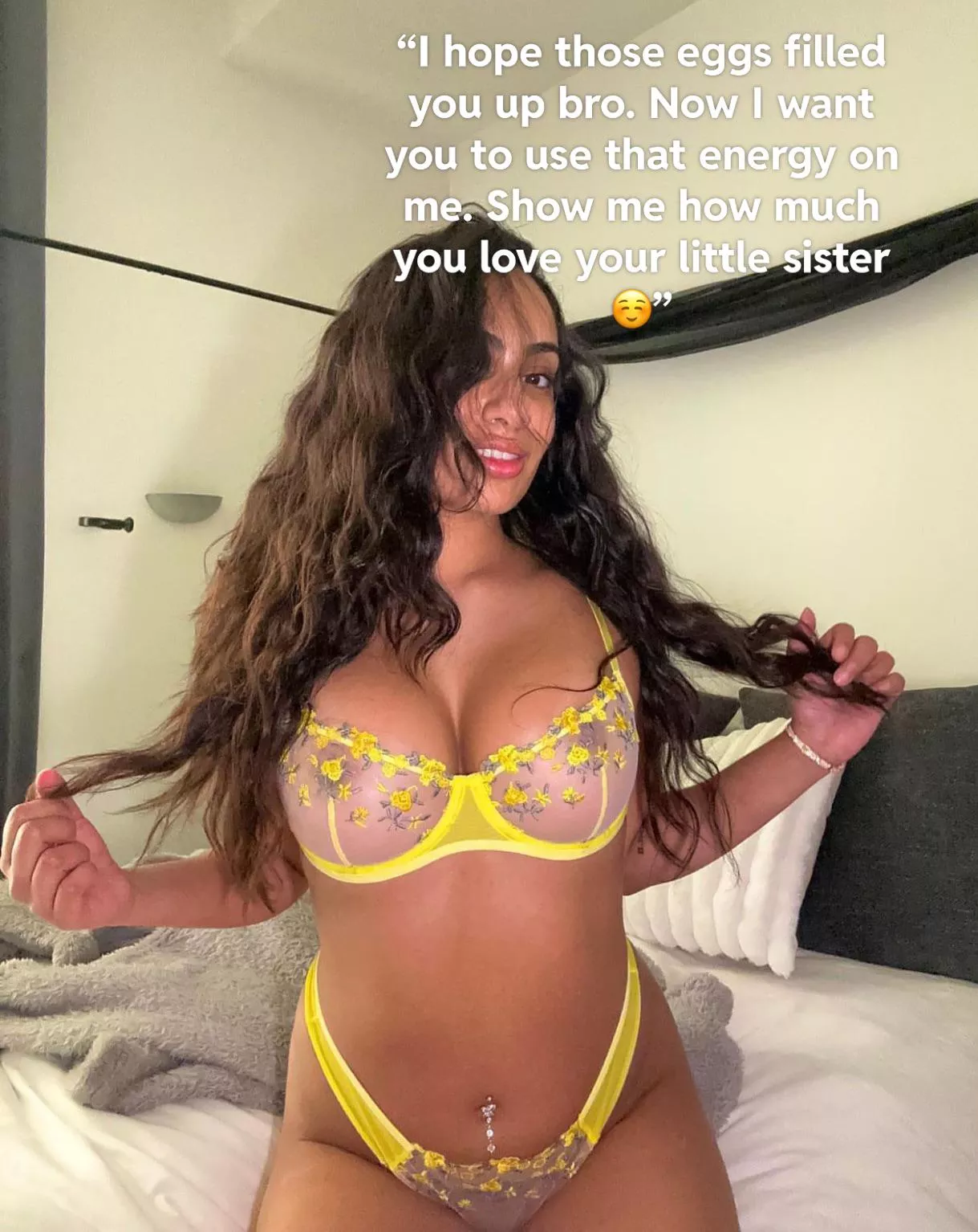 After breakfast sis rushed us upstairs to her room 🥵 posted by No_Election_2867