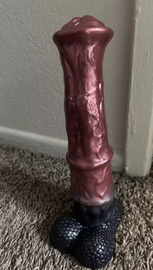 Any body wants to see this Horse dildo in my Ass? Let us know or send us your opinion ? by Worried-Ad5836