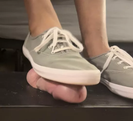 Anyone else like crushing balls in their keds? by Tramplesneakercouple