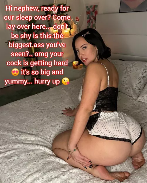 Aunty invited me to a sleep over, kinda weird at first. Then I knew what she really wanted was my meat by throwaway8181818187