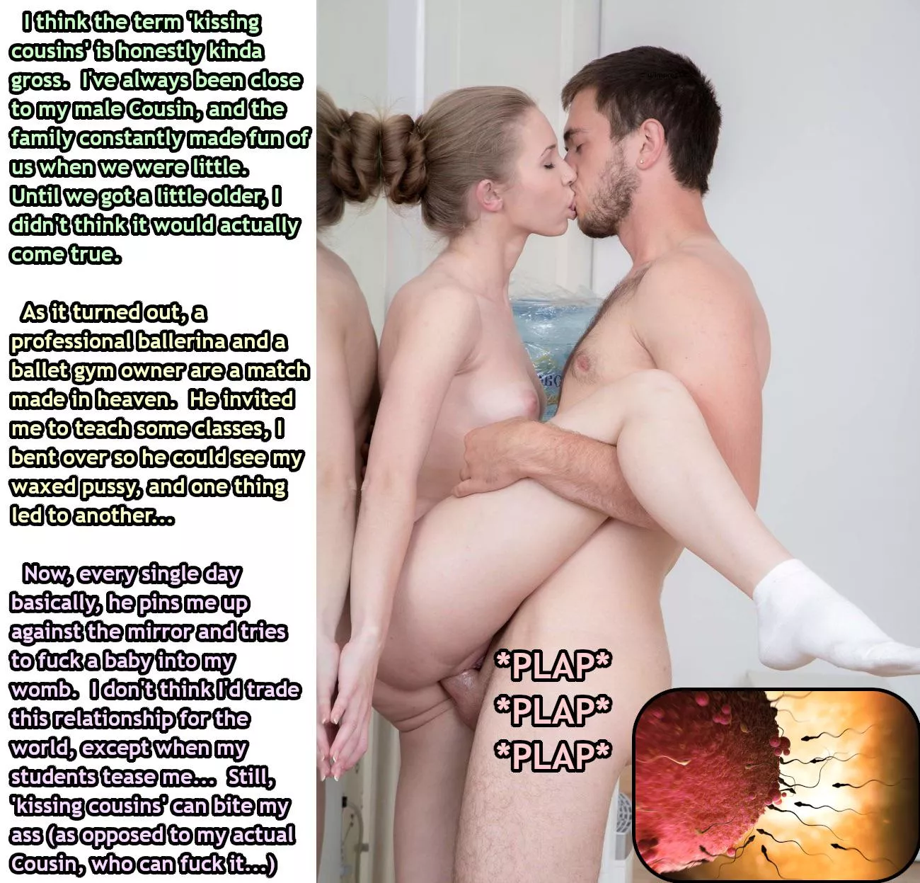 [Cm/Cf] Kissing Cousins posted by impregTA