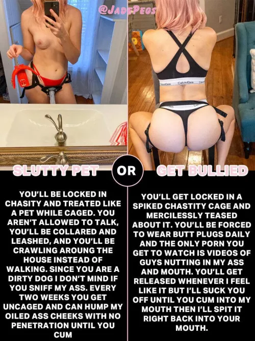 Come on cucky, we know which you want to choose by JadePegs