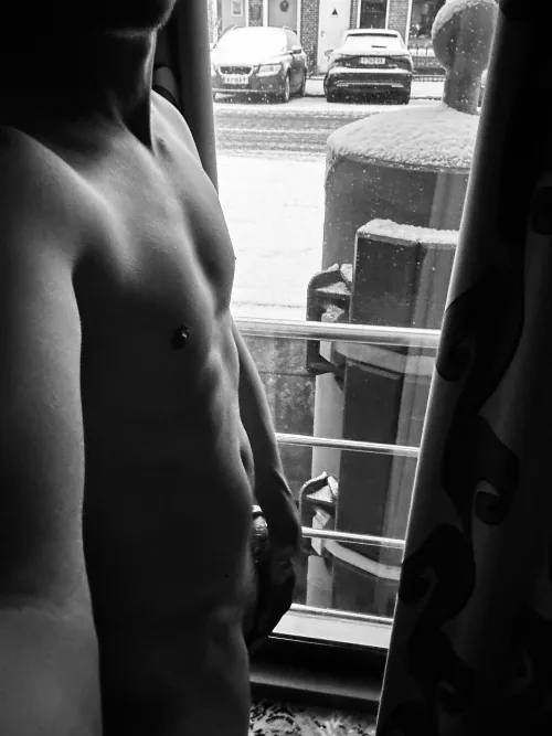 Drapes are what‘s hanging between me and unsuspecting bypassers 🖤 by jga2104