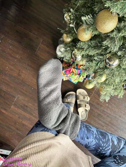 [F] Stinky fuzzy socks by Goddess_ChloeLove