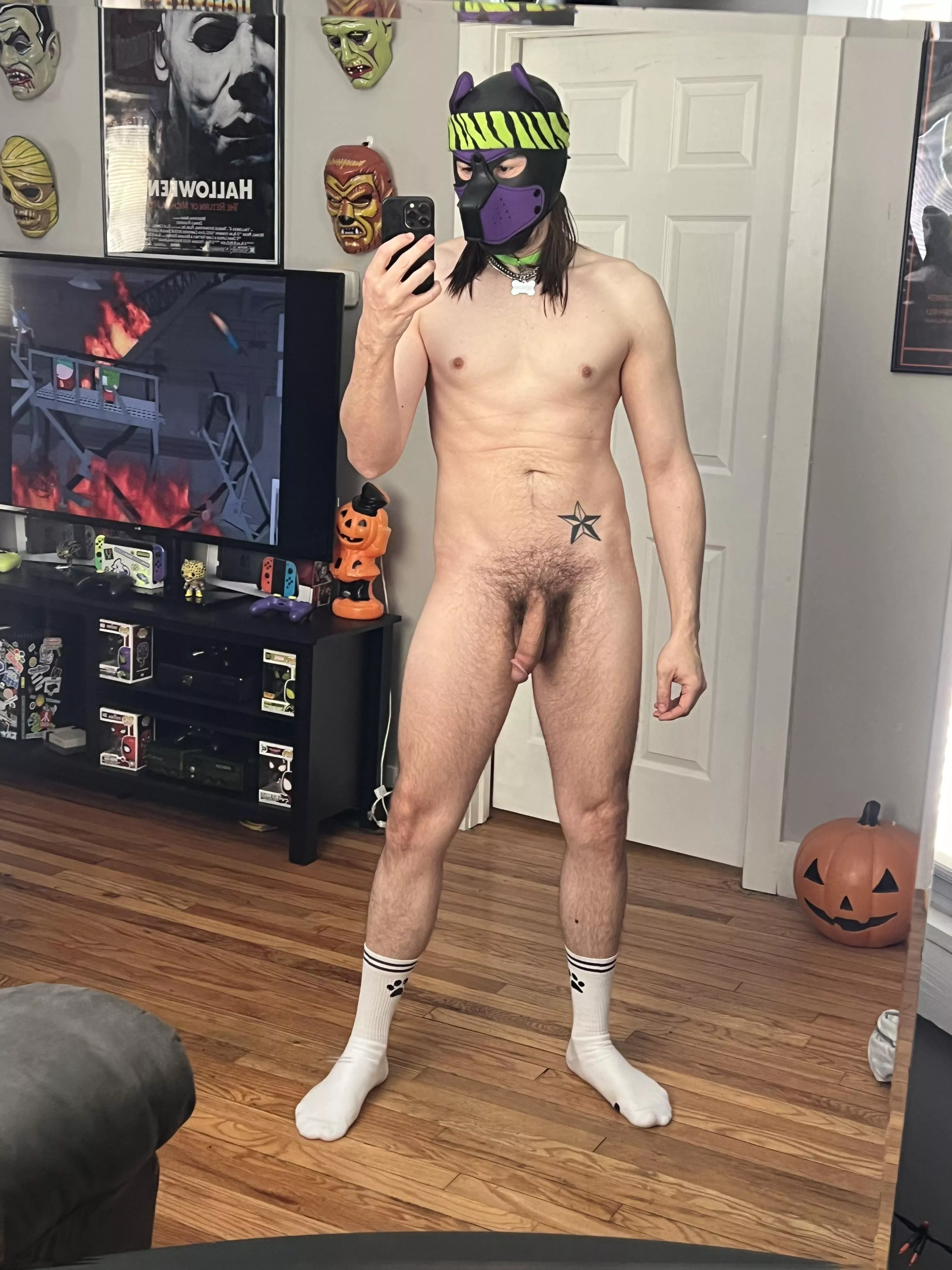 Good naked morning pups! posted by PupRetRow