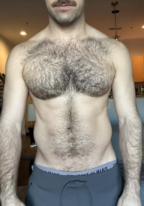 Happy to have all this fur to keep me warm in the winter by Daddy_pleaser_