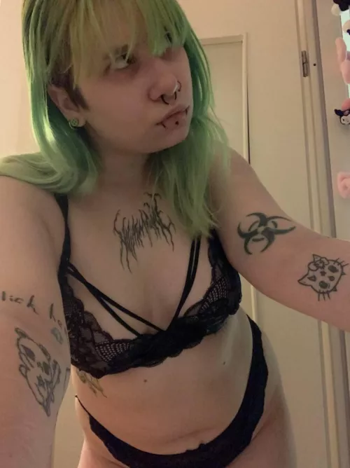 i did my first tattoo at 13, now u can see them all on my 18yo body by TremendousWeariness