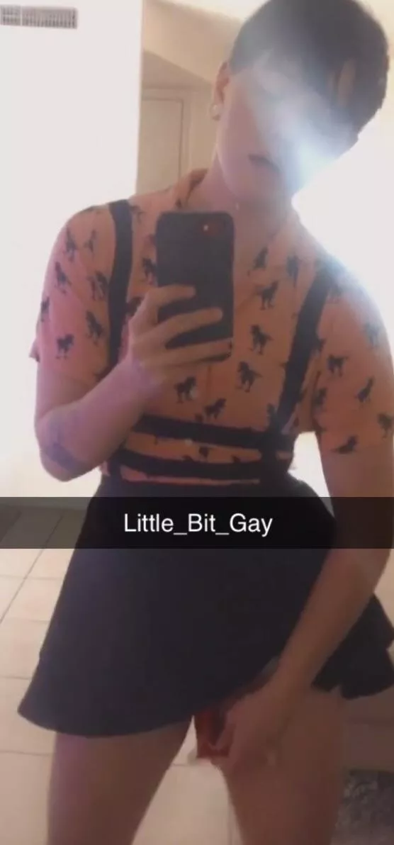 I wore a d!ldo under my skirt for the entire work day, on a dare 😳 posted by little_bit_gay