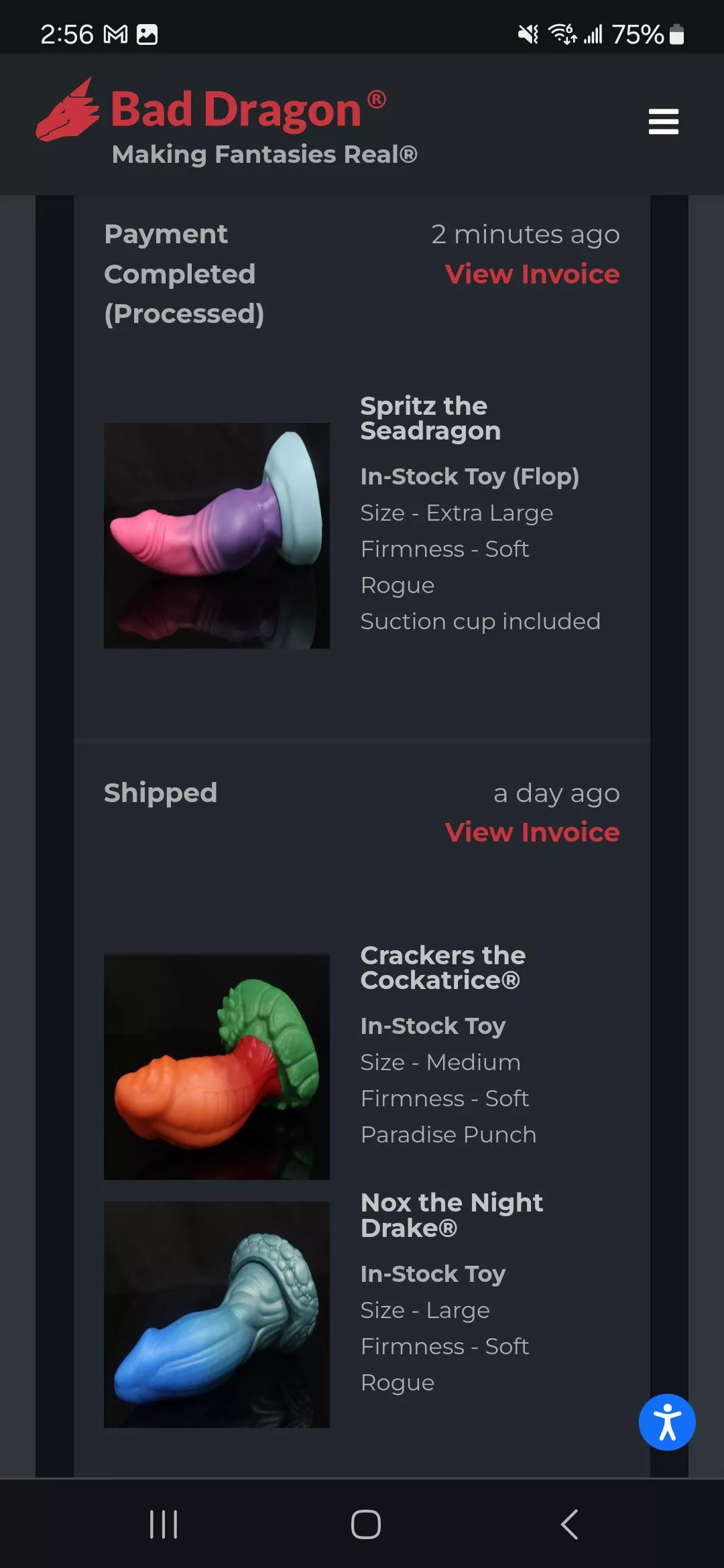 My first large and XL posted by BaphometsBlood_