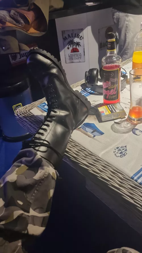 My first pair of boots by Return-Swimming