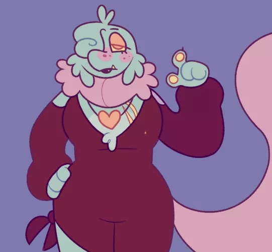 No clue what species my fursona is (art by me) by Time_Entrepreneur450