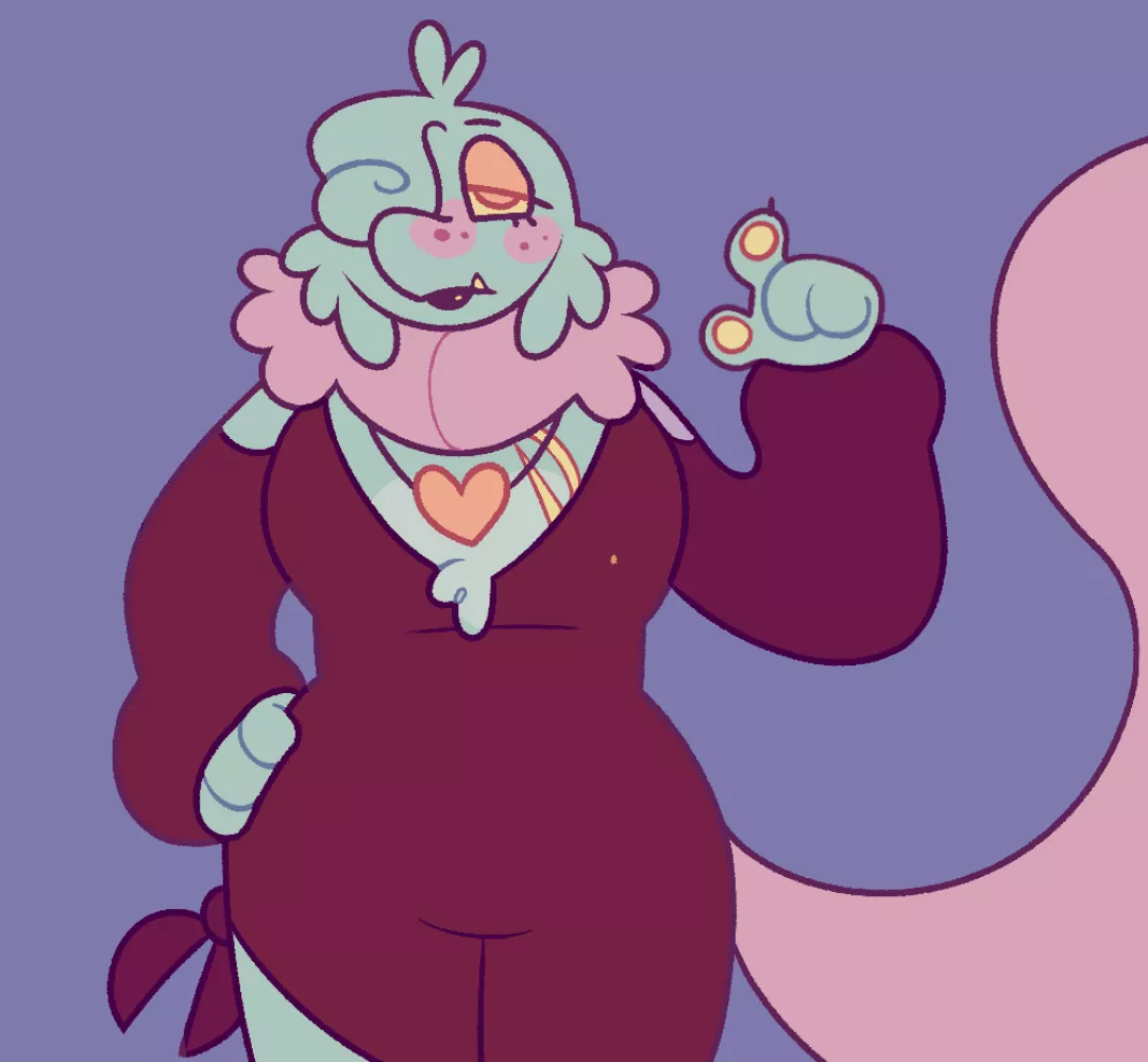 No clue what species my fursona is (art by me) posted by Time_Entrepreneur450