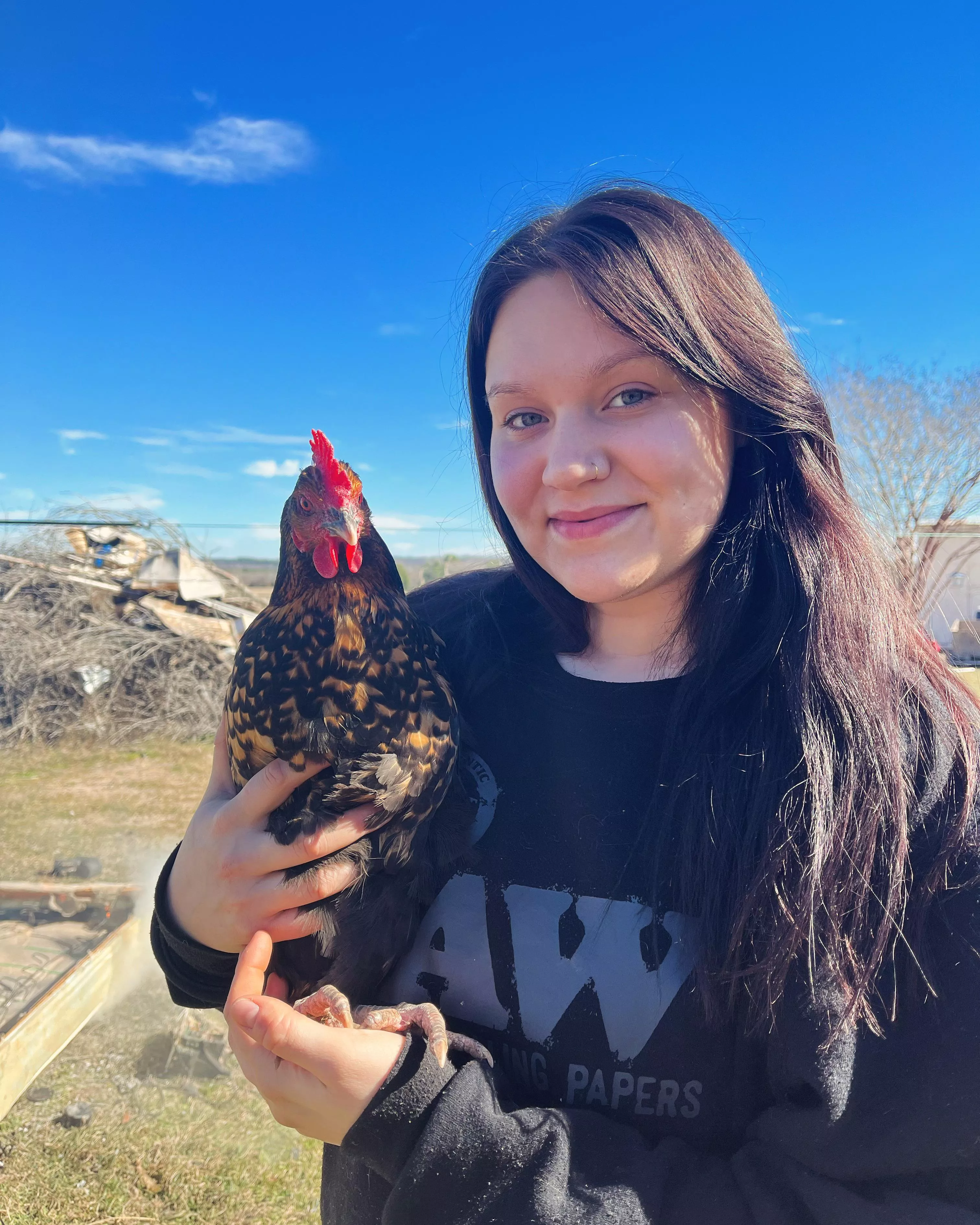 No one has appreciated this pic with the chicken lol I think it’s cute. posted by ksugars