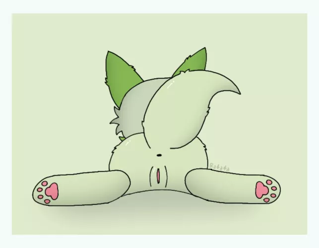 [OC] [F] Sprigatito from behind x3 (Rafafa) by Naive-Original-7197