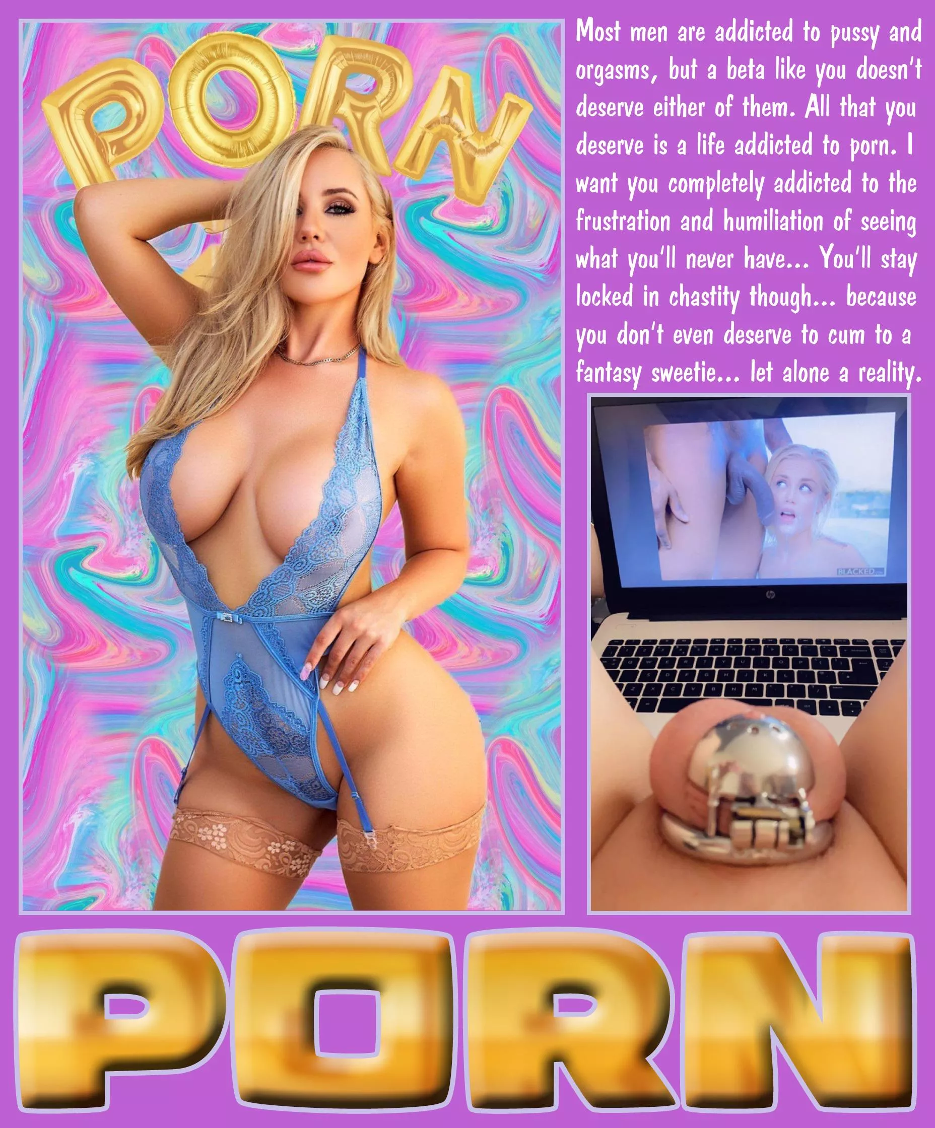 PORN [chastity] [femdom] [denial] posted by Teas_Denial