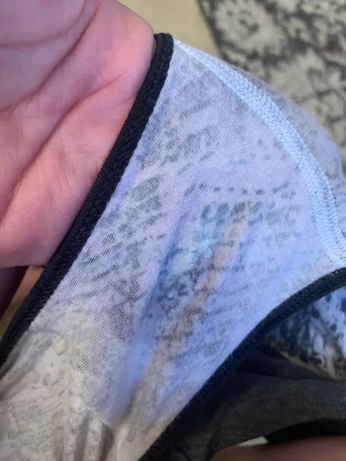 She’s leaking at work by CurvedDK1