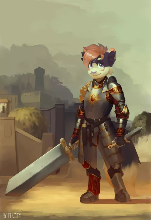 Solar paladin! (by me) by byPhoty