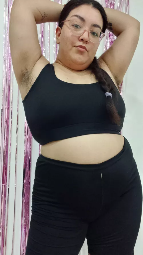 Sweaty armpits right after my workout by _littlecherryyy