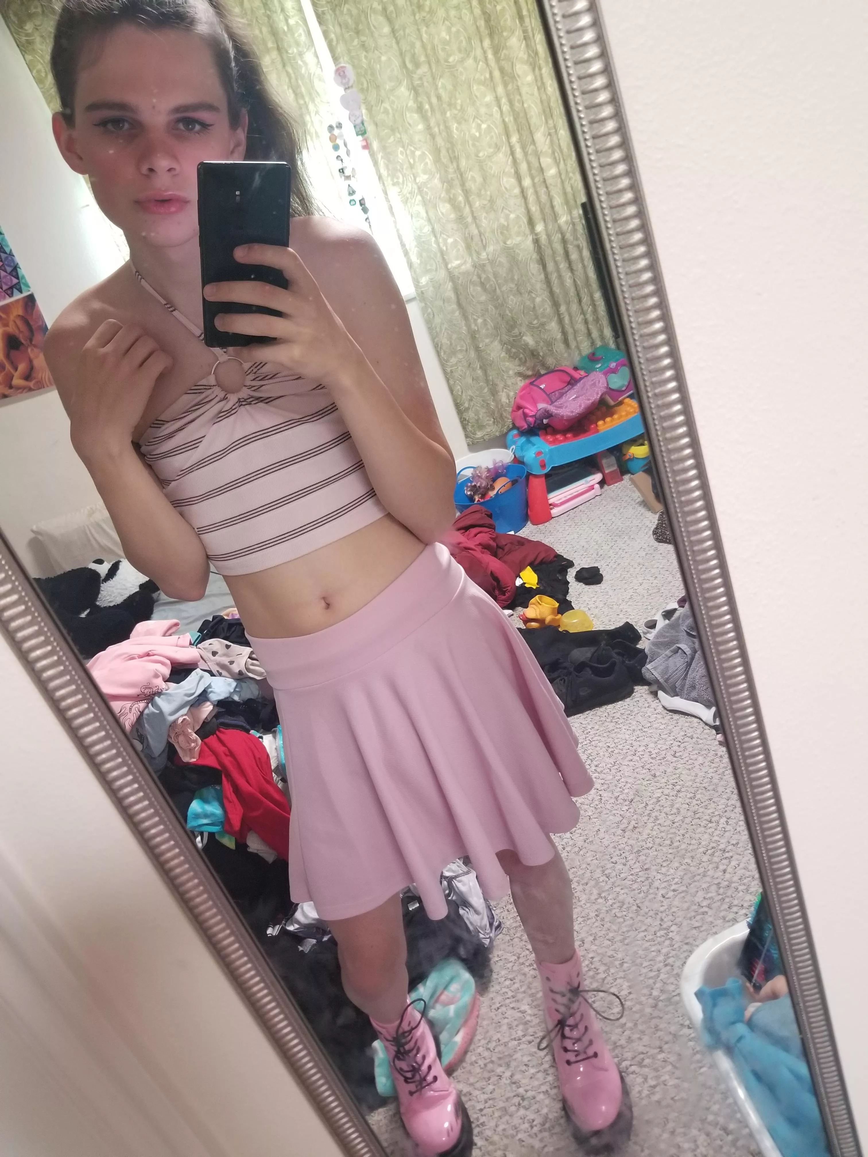 Throwback to my barbie movie fit posted by daddeeslilgirl