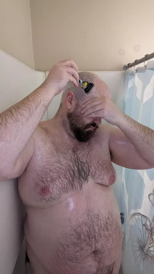 Today is head shaving day by Incurably_Portly