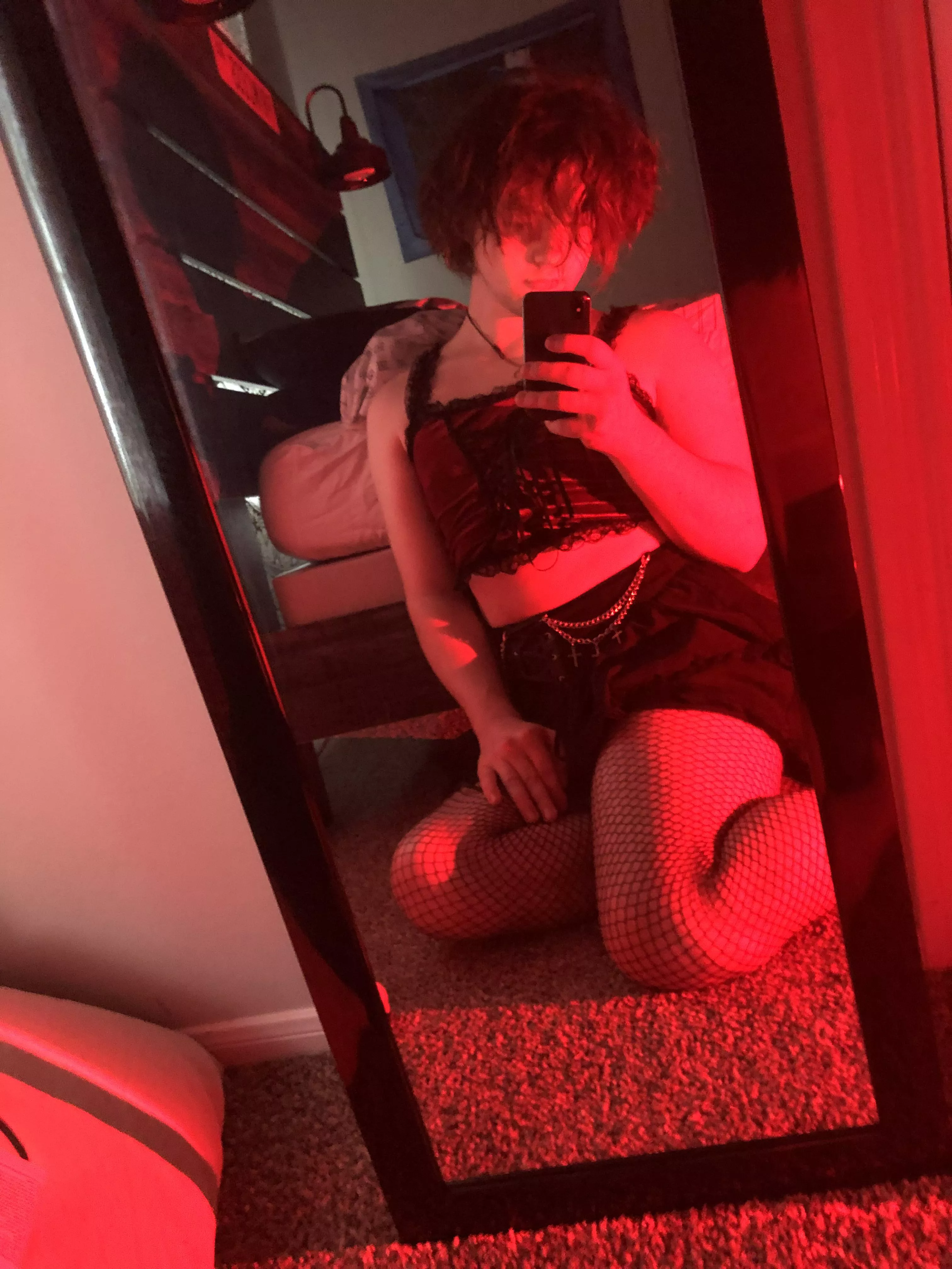 tried on my gfs clothes tehe:3 posted by HankyPanky_