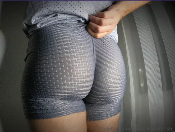Wearing grey boxers on my ass! by whitecokfetish