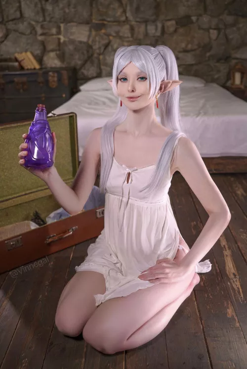 Will you be thrilled by me or this potion? 👀 (Frieren by me) by Vinnegal_