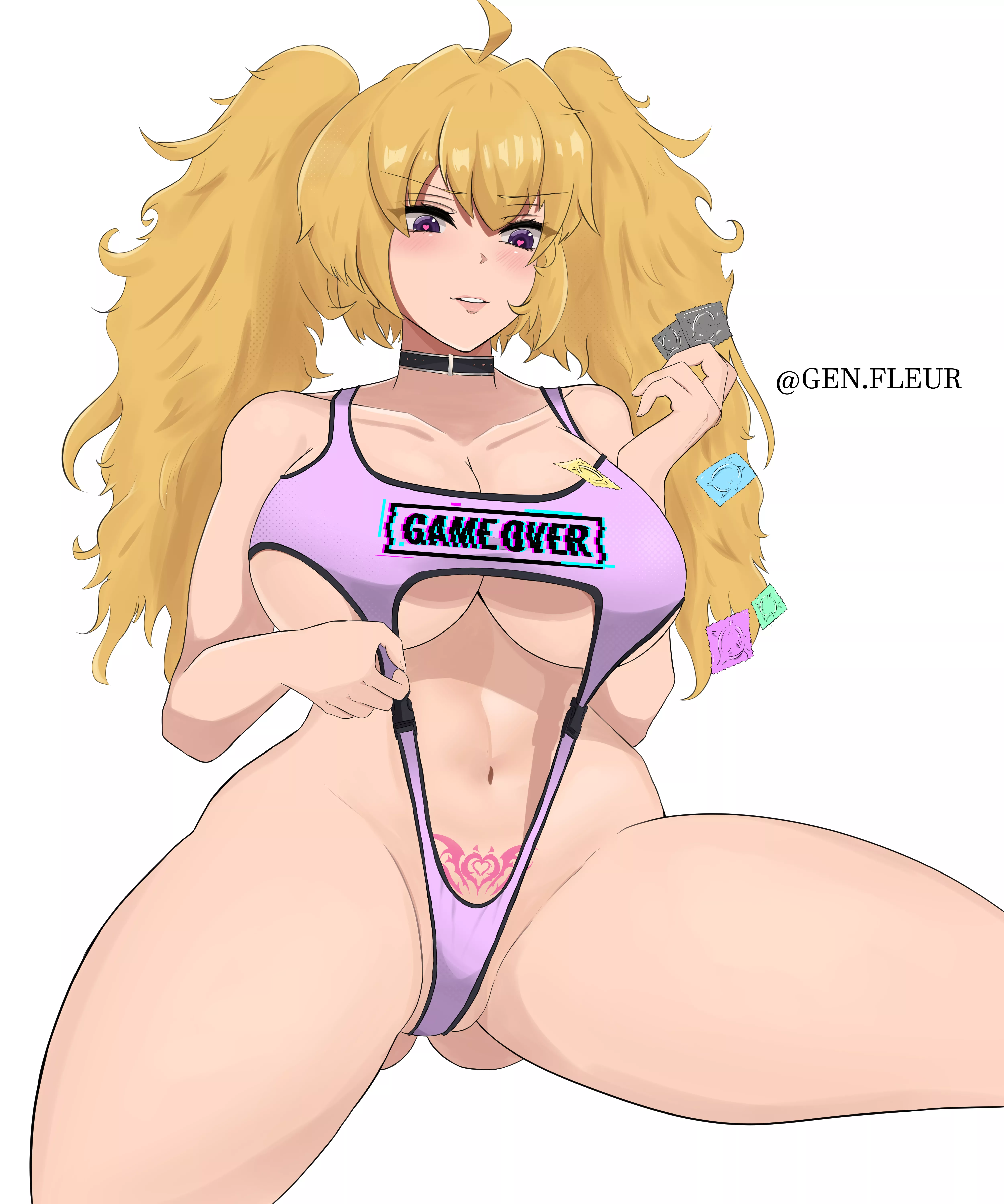 Yang is gamer ready posted by GenFleur_art
