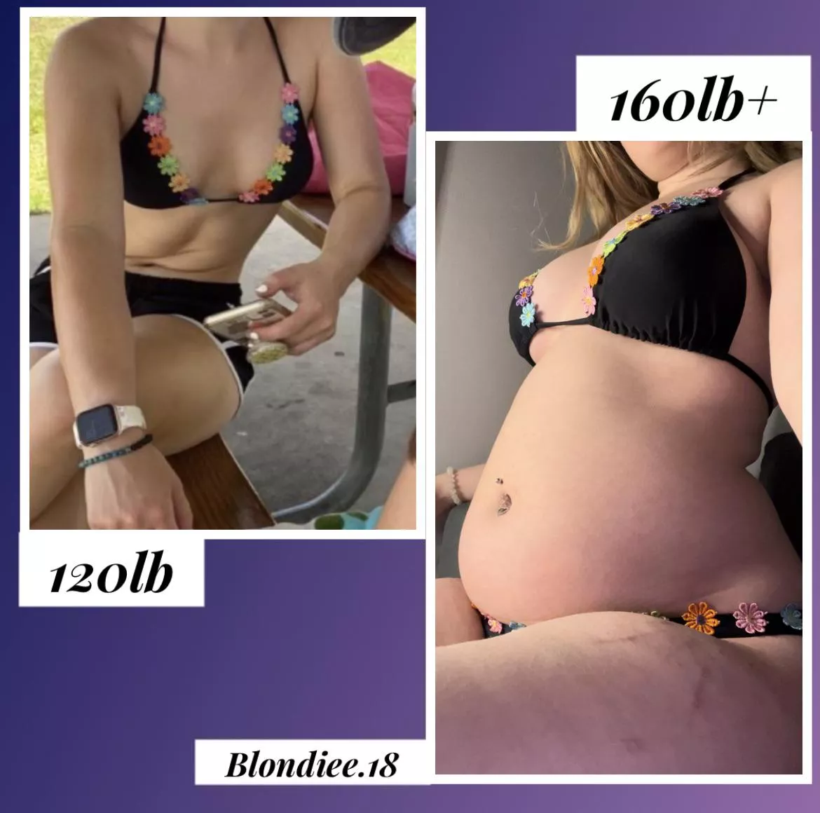 You don’t think people will notice…right? 😅 posted by blondiee188