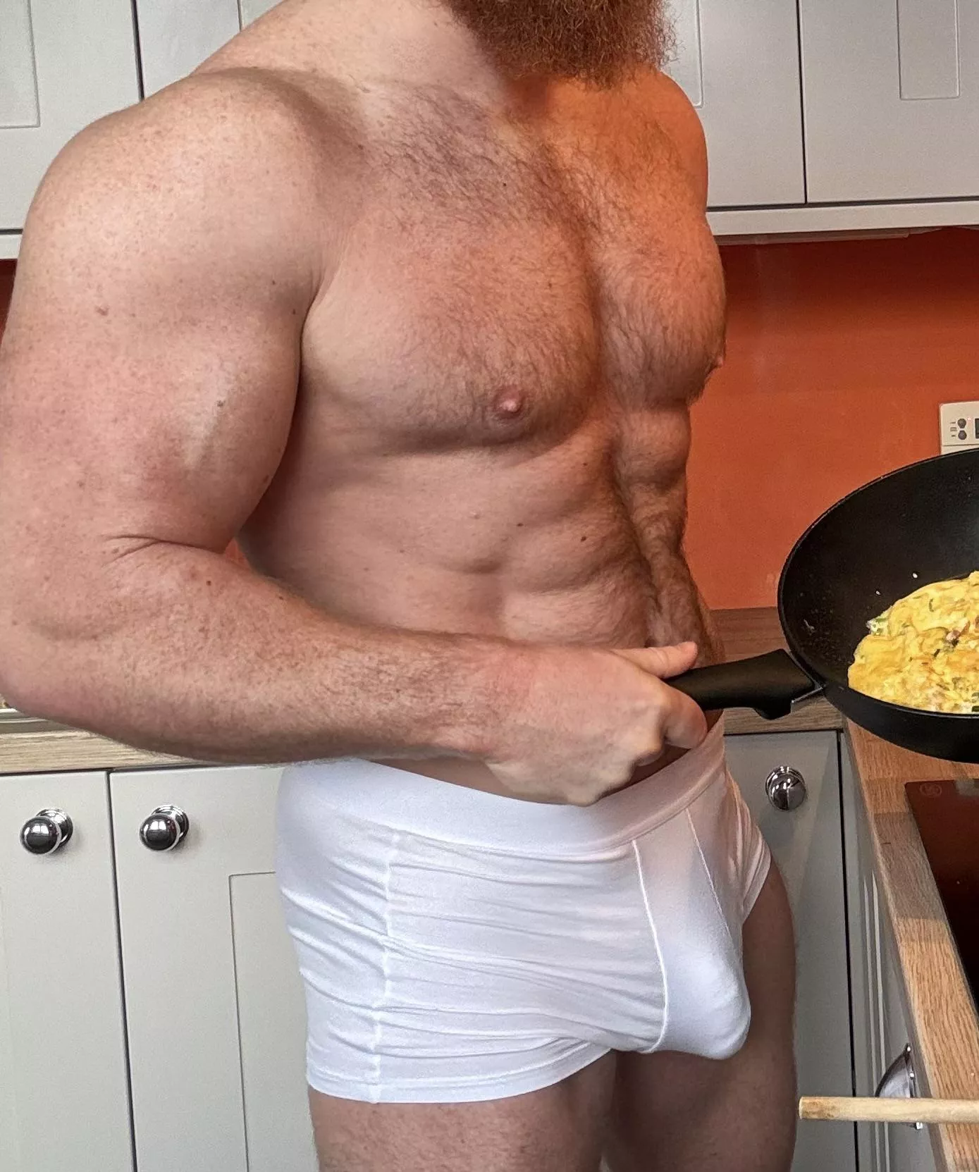 After 1 month of not shaving my chest hair grows back real quick posted by Bearded_alpha1