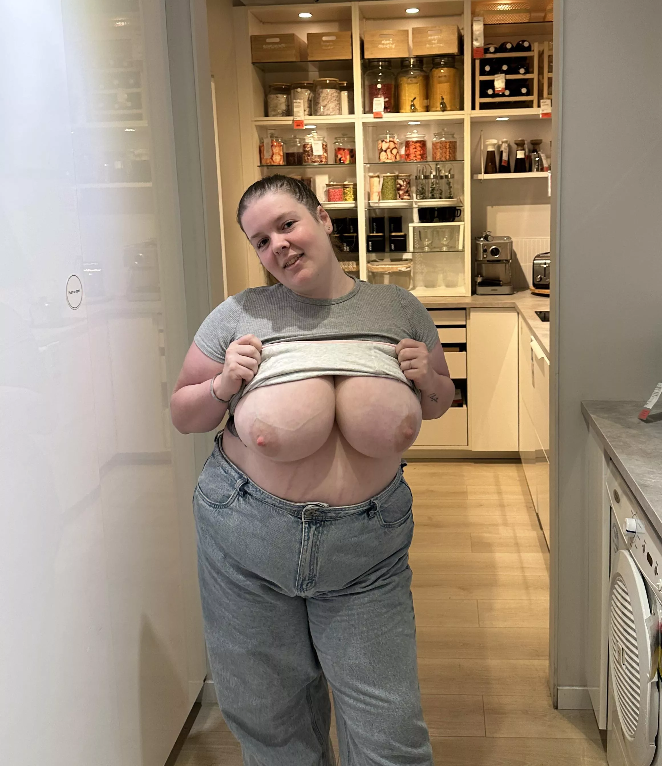 Cheeky one in ikea, I’m so full and need volunteers to empty me 🥵 posted by Full-Brooke