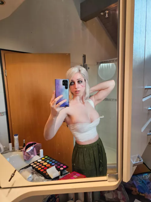 Ciri makeup test by gumiho by GumihoCosplay