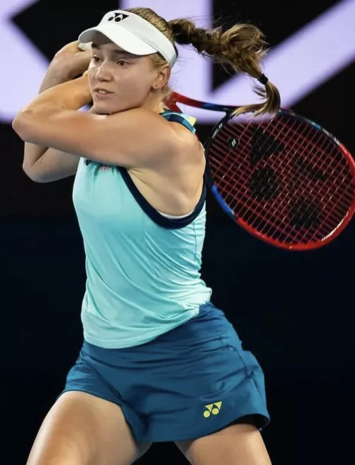 Elena Rybakina - tennis player by Agile-Beach-8273