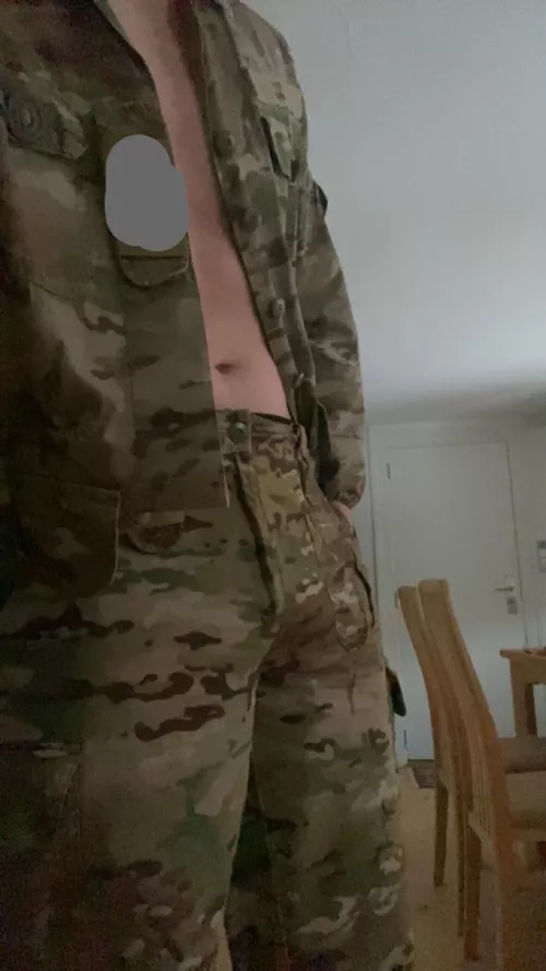 Excuse my for forgetting my t-shirt and the buttons by mikeymoans