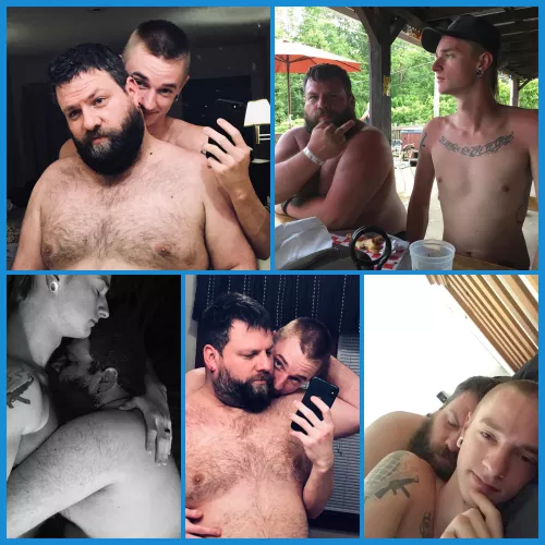 first time sharing, bear/chaser couple by tm_ydgn