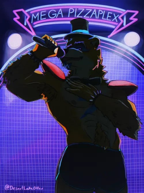 Freddys front row ticket (art by me) *suggestive* by DemonWolf334