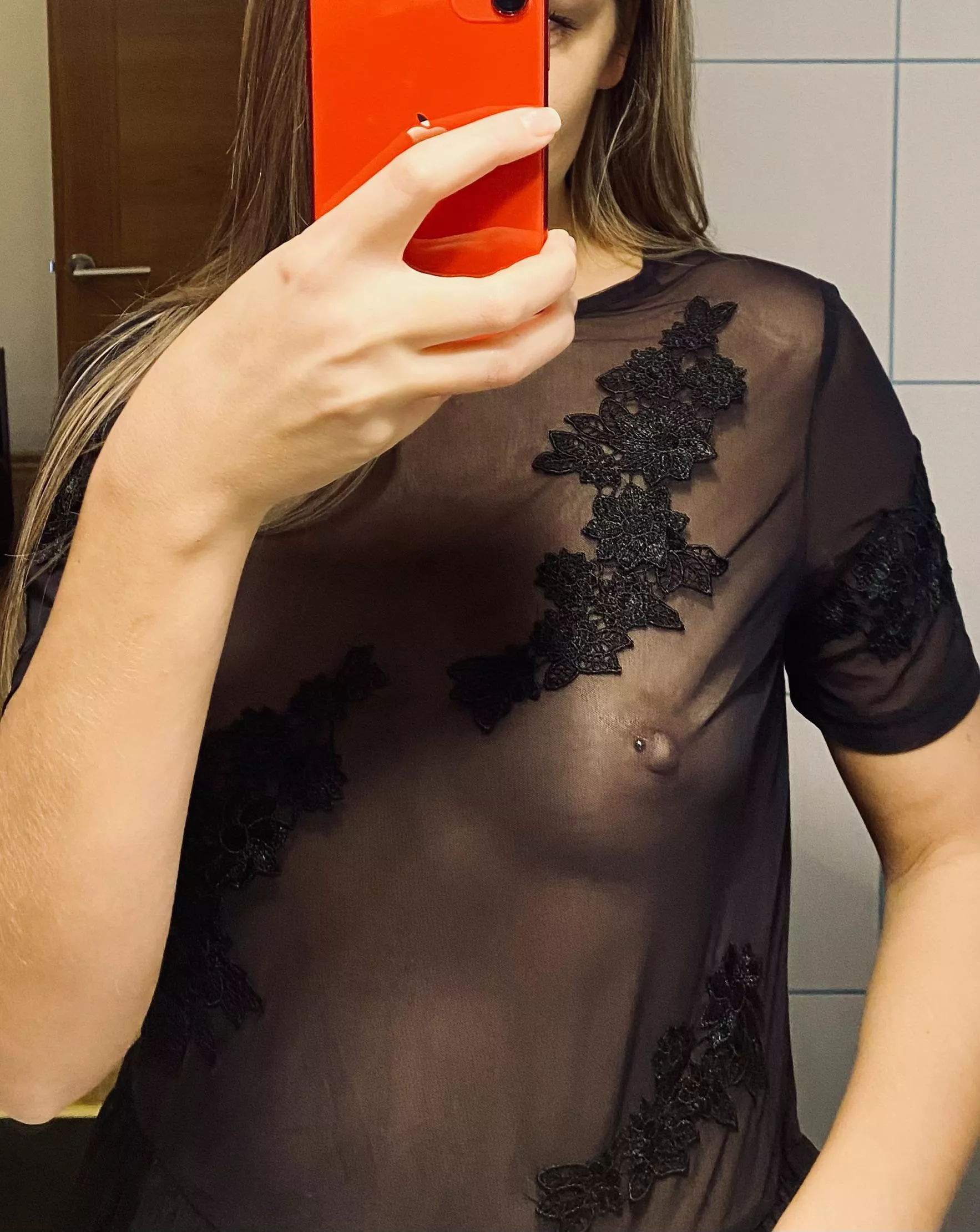 Hahh, this t-shirt 🤍 posted by Peach_butttt