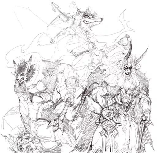 i draw character from afk arena ,i wanna have more friend like draw ( art by me ) by QiQii9x