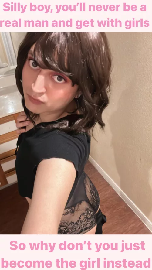 I swear it’s not gay! I mean, I’m practically a real girl at this point! by Sissy_Evelyne