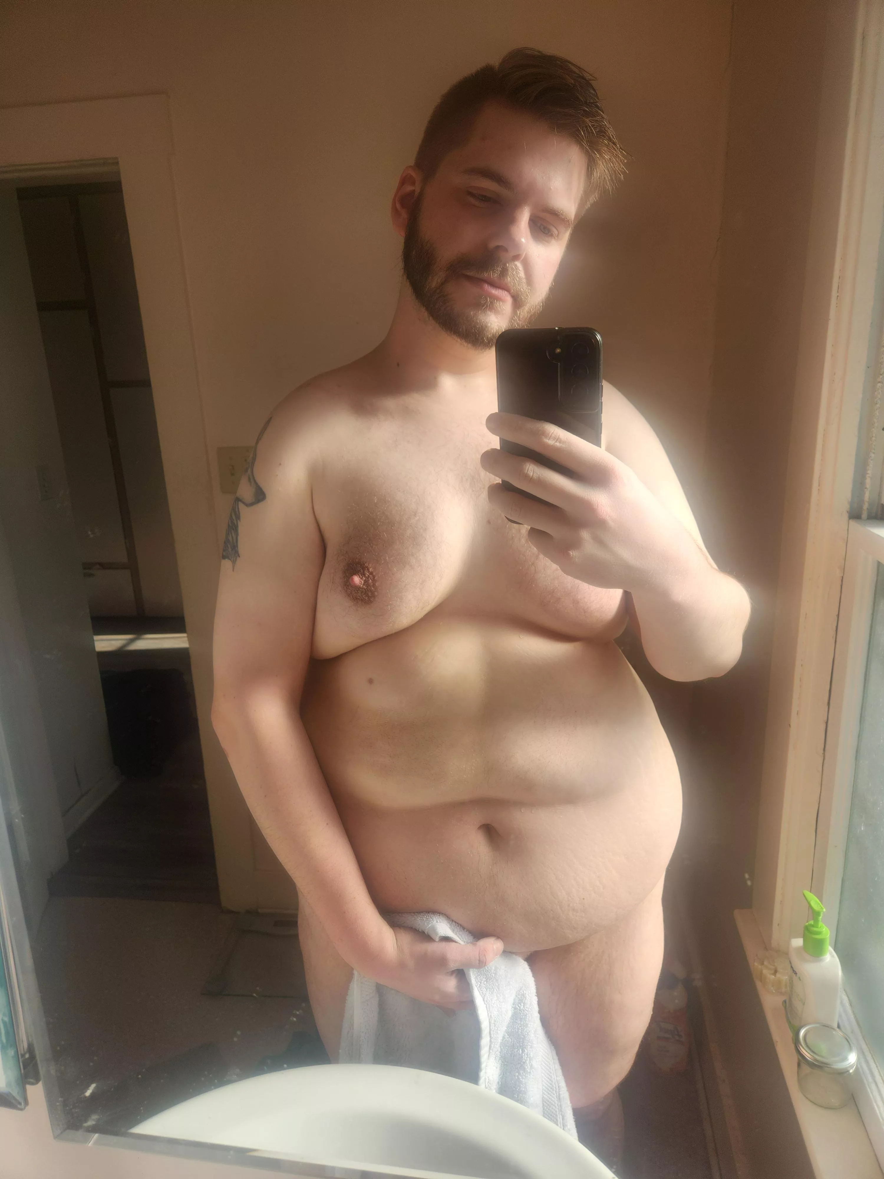 Just stepped out of the shower. posted by ambientfenrir