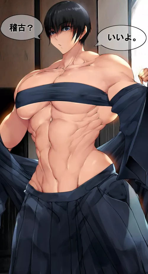 kendo club senpai [@JIN_jin__] by TheTMoneyMan