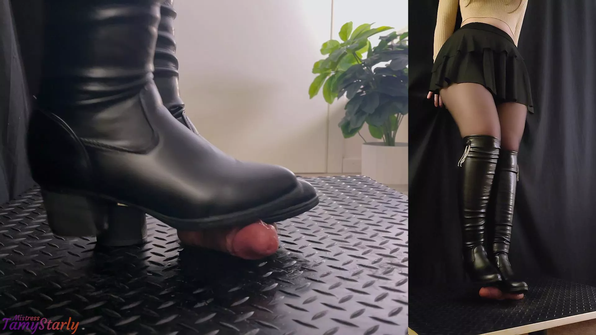 Leather high boots 😏 posted by TamyStarly